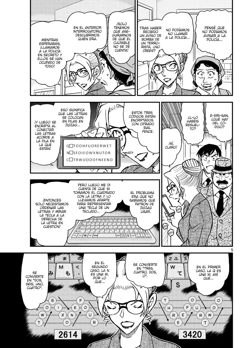 Detective Conan capítulo 1096, página 5