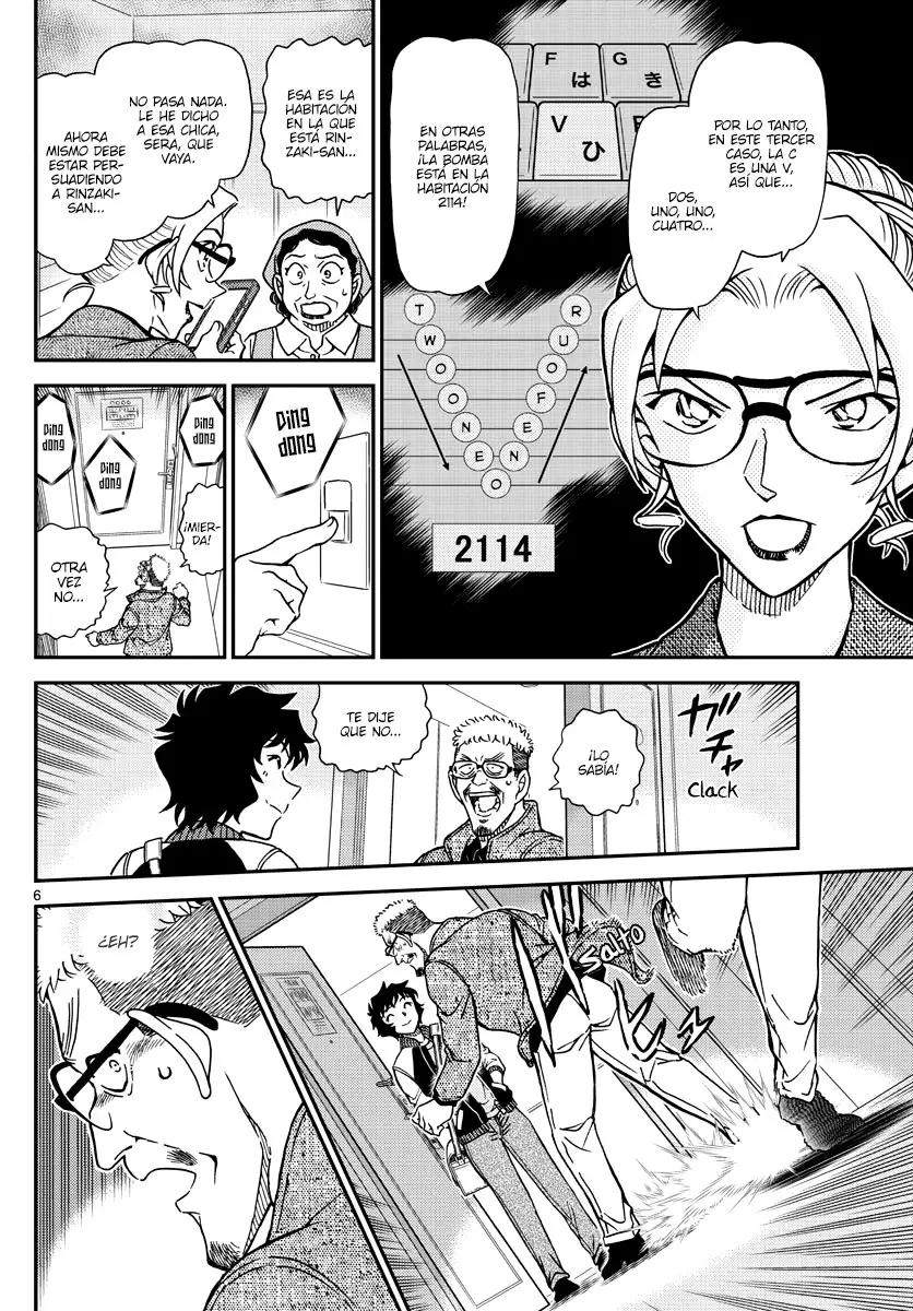 Detective Conan capítulo 1096, página 6