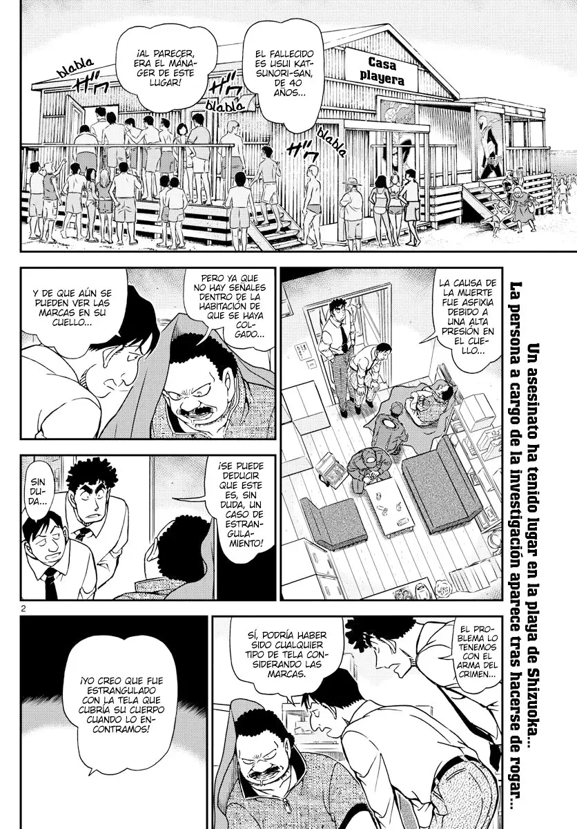 Detective Conan capítulo 1098, página 2