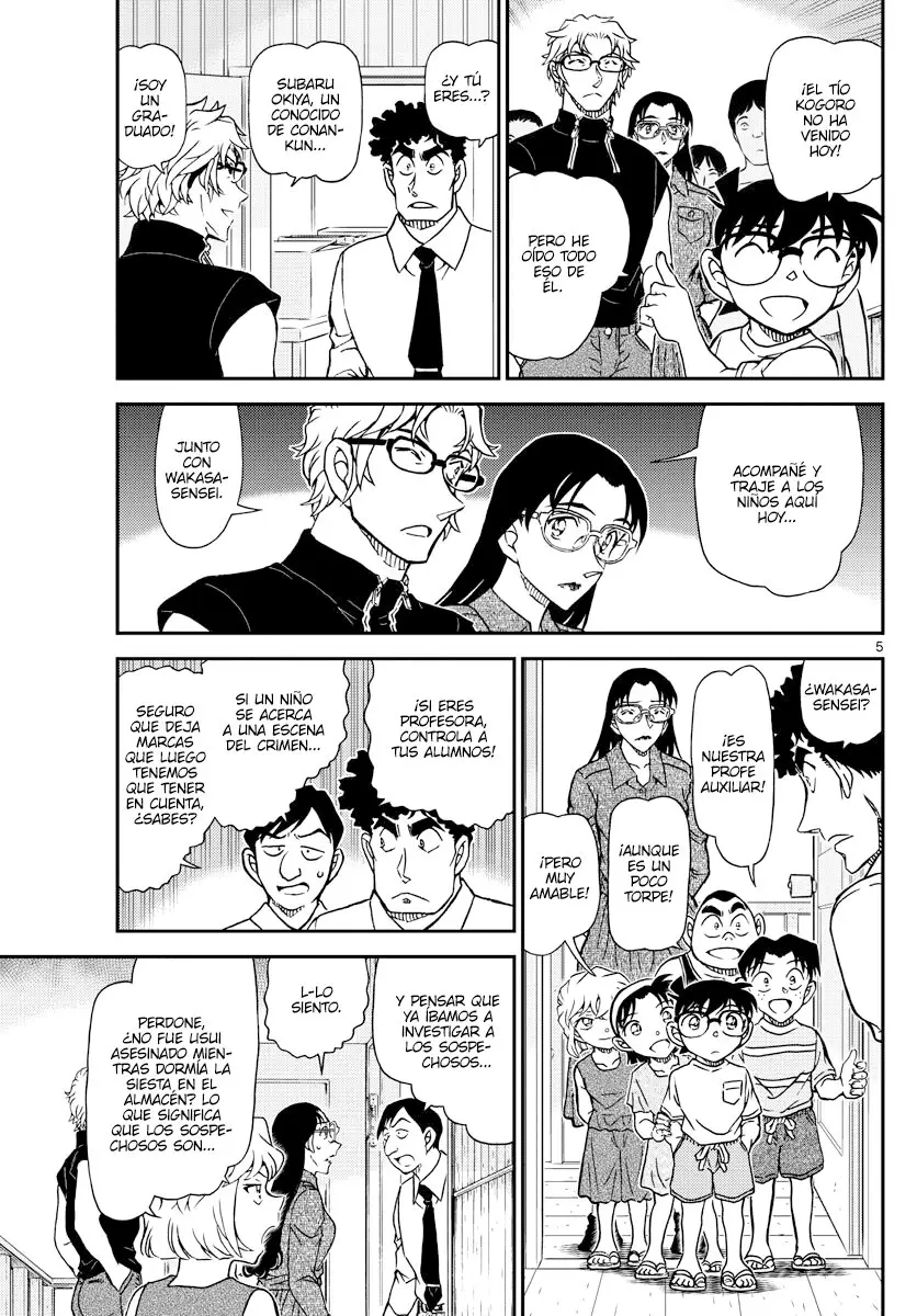 Detective Conan capítulo 1098, página 5