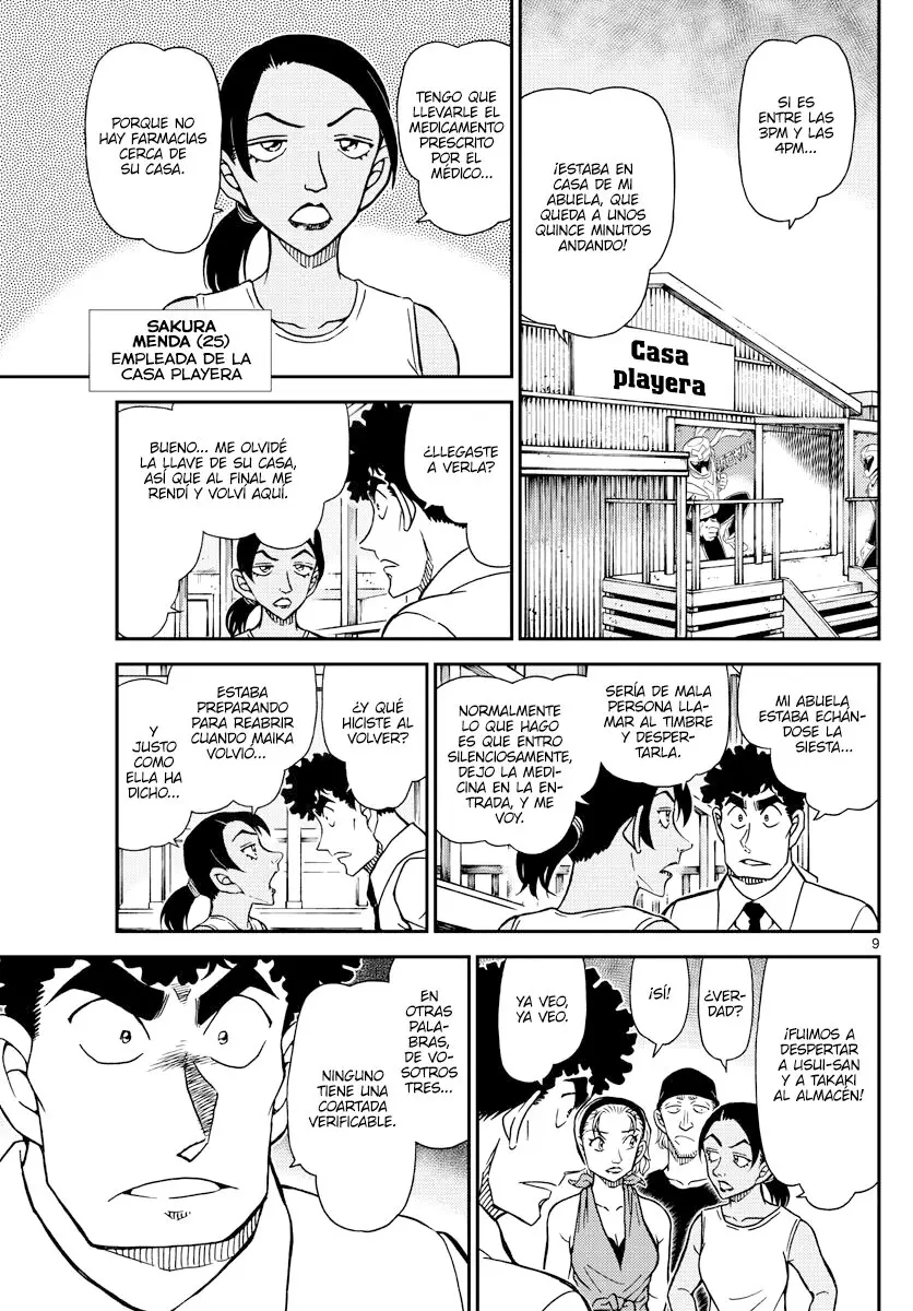 Detective Conan capítulo 1098, página 9