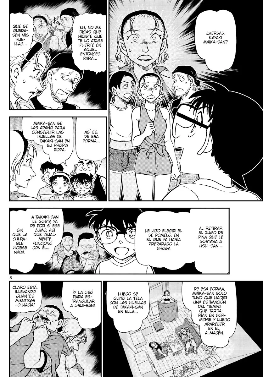 Detective Conan capítulo 1099, página 8