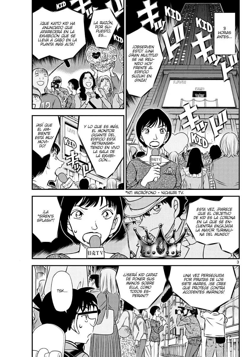 Detective Conan capítulo 1100, página 3