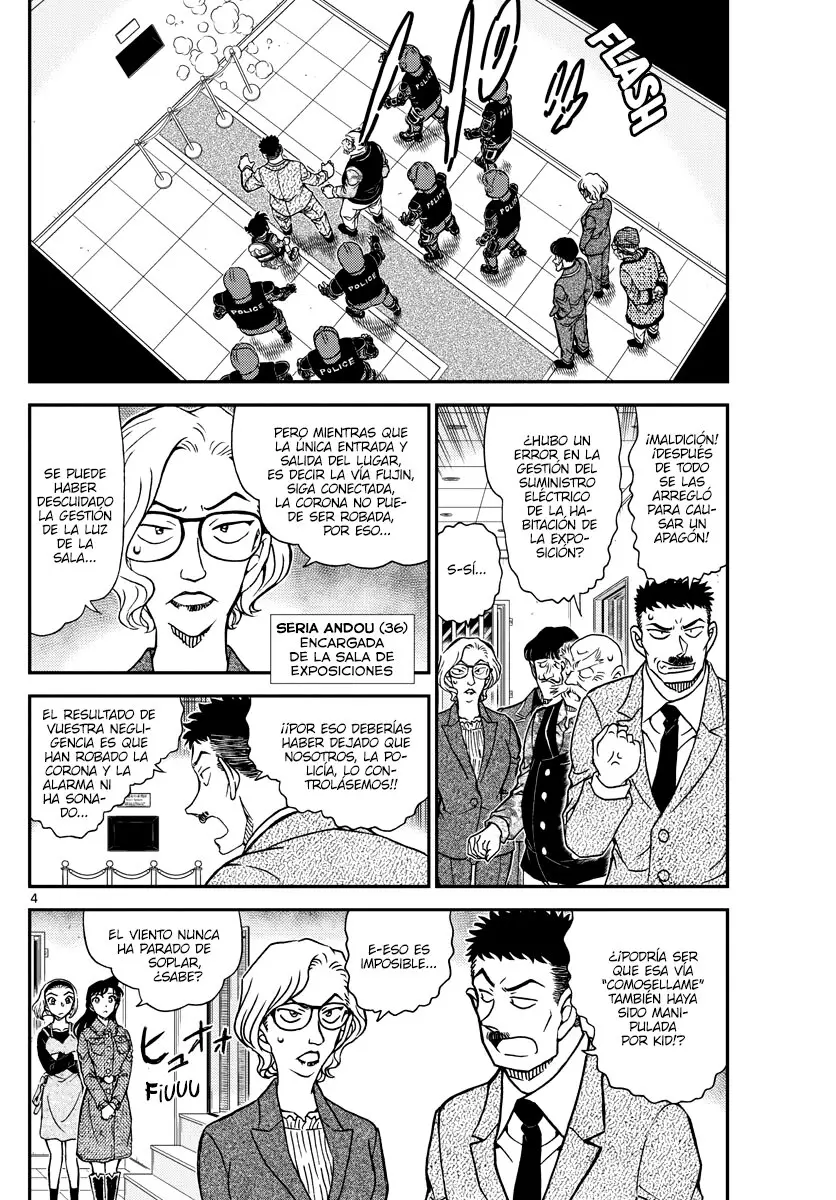 Detective Conan capítulo 1101, página 4