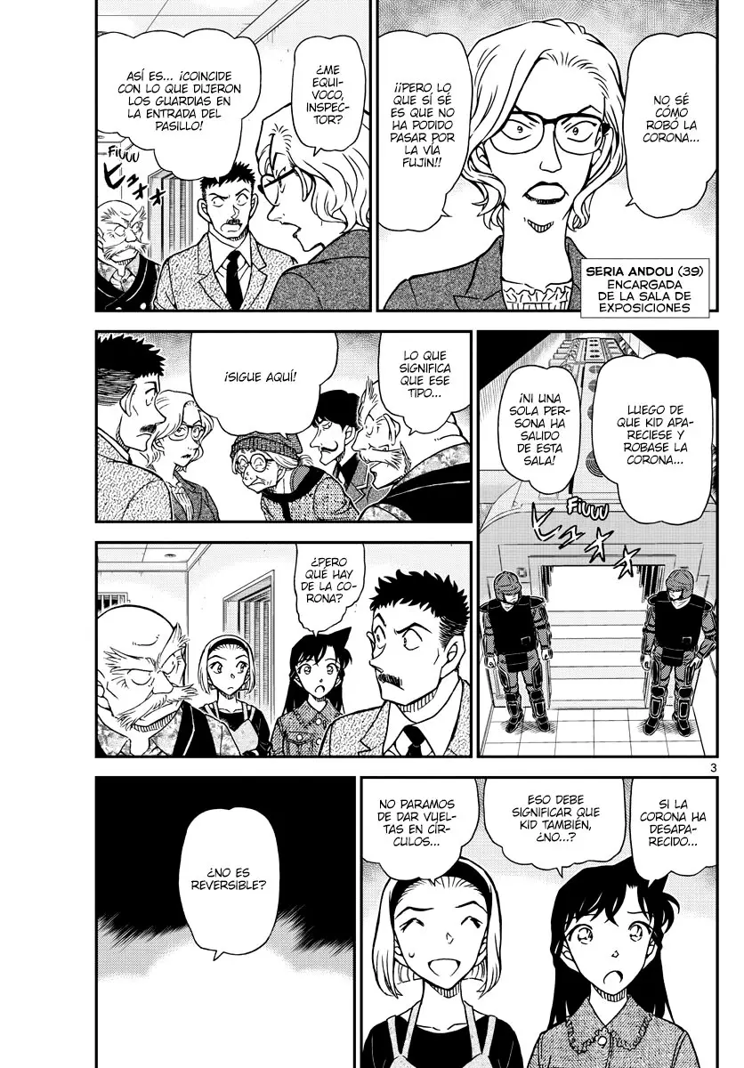 Detective Conan capítulo 1102, página 3
