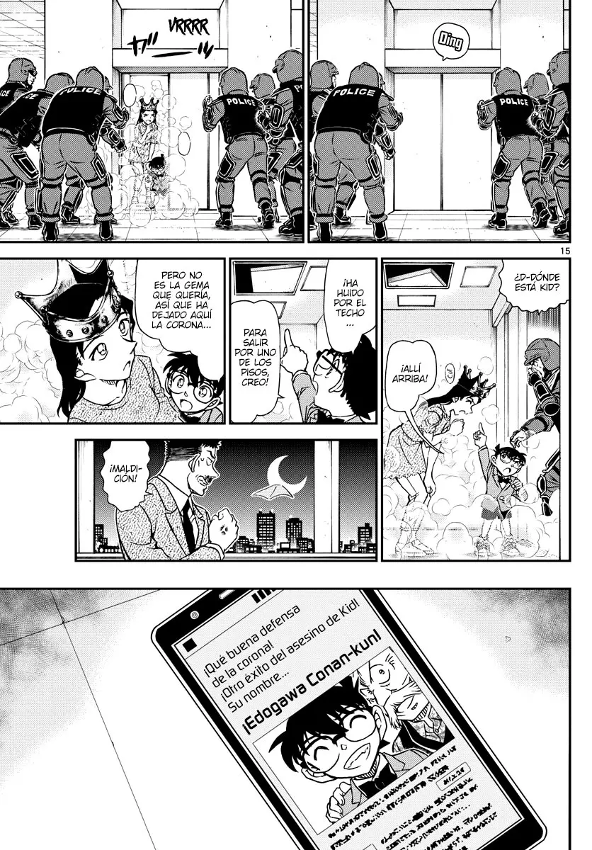 Detective Conan capítulo 1102, página 15