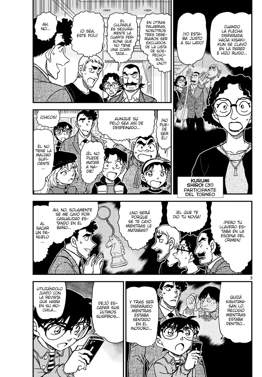Detective Conan capítulo 1105, página 3