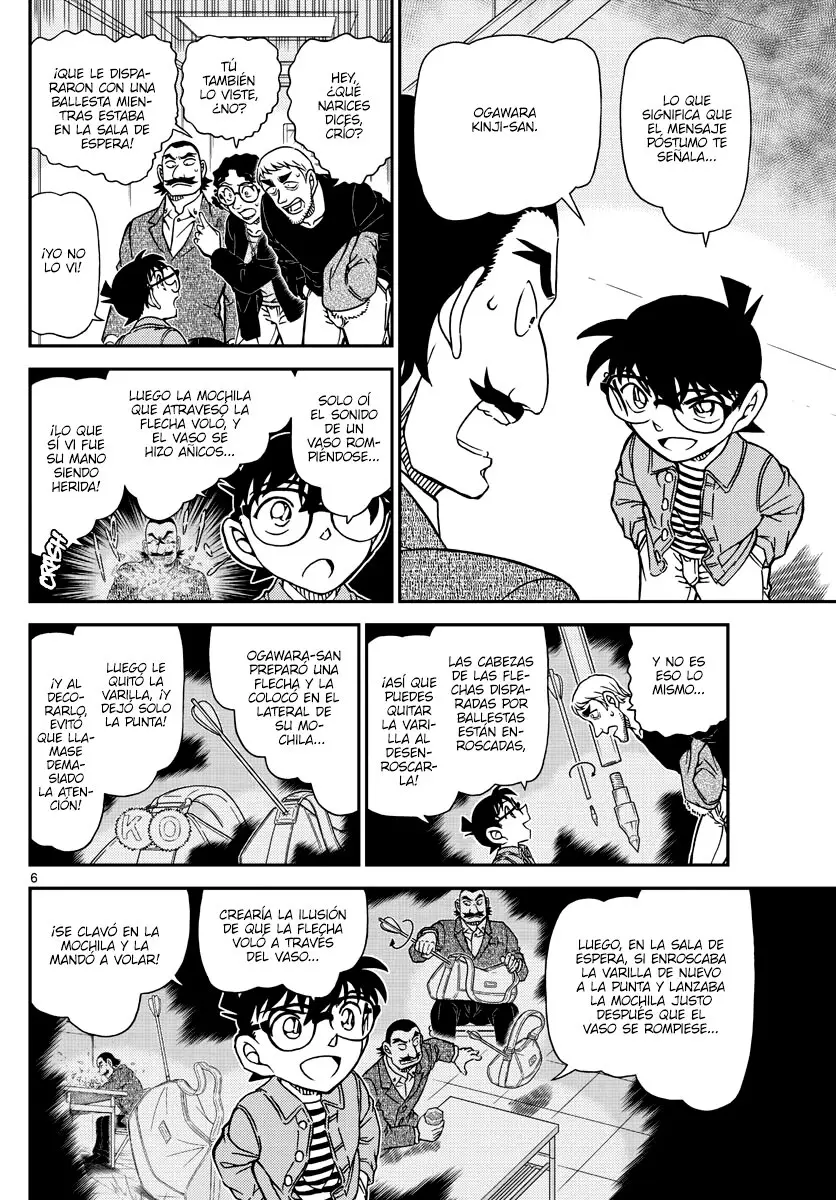 Detective Conan capítulo 1105, página 6