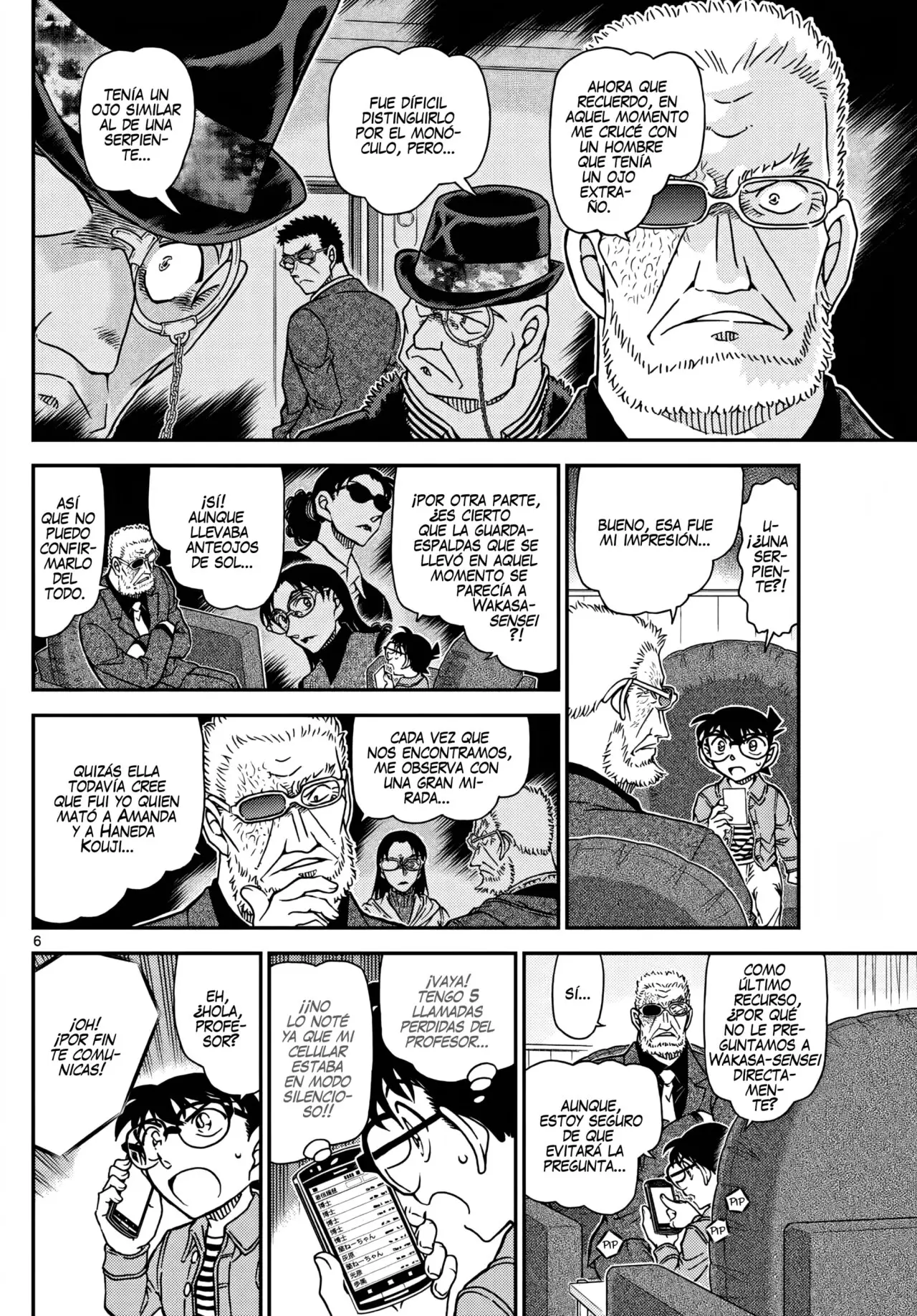 Detective Conan capítulo 1109, página 6
