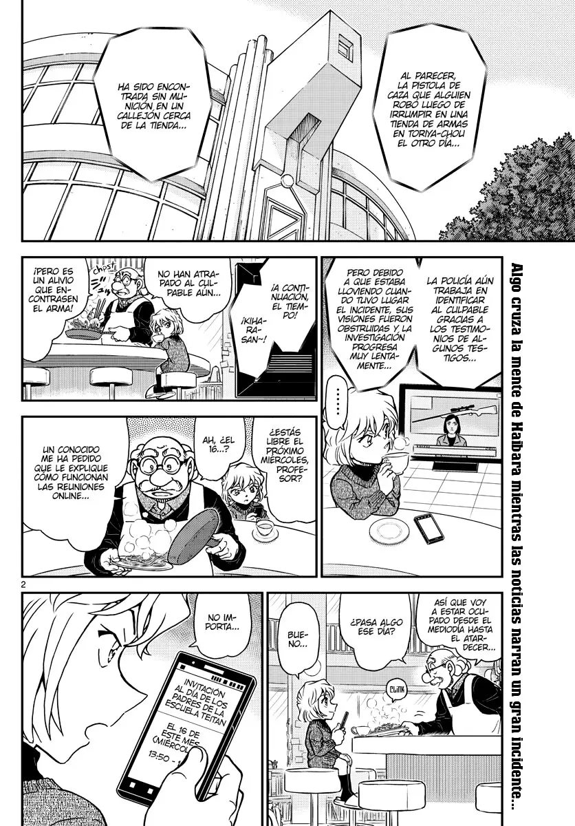 Detective Conan capítulo 1110, página 2
