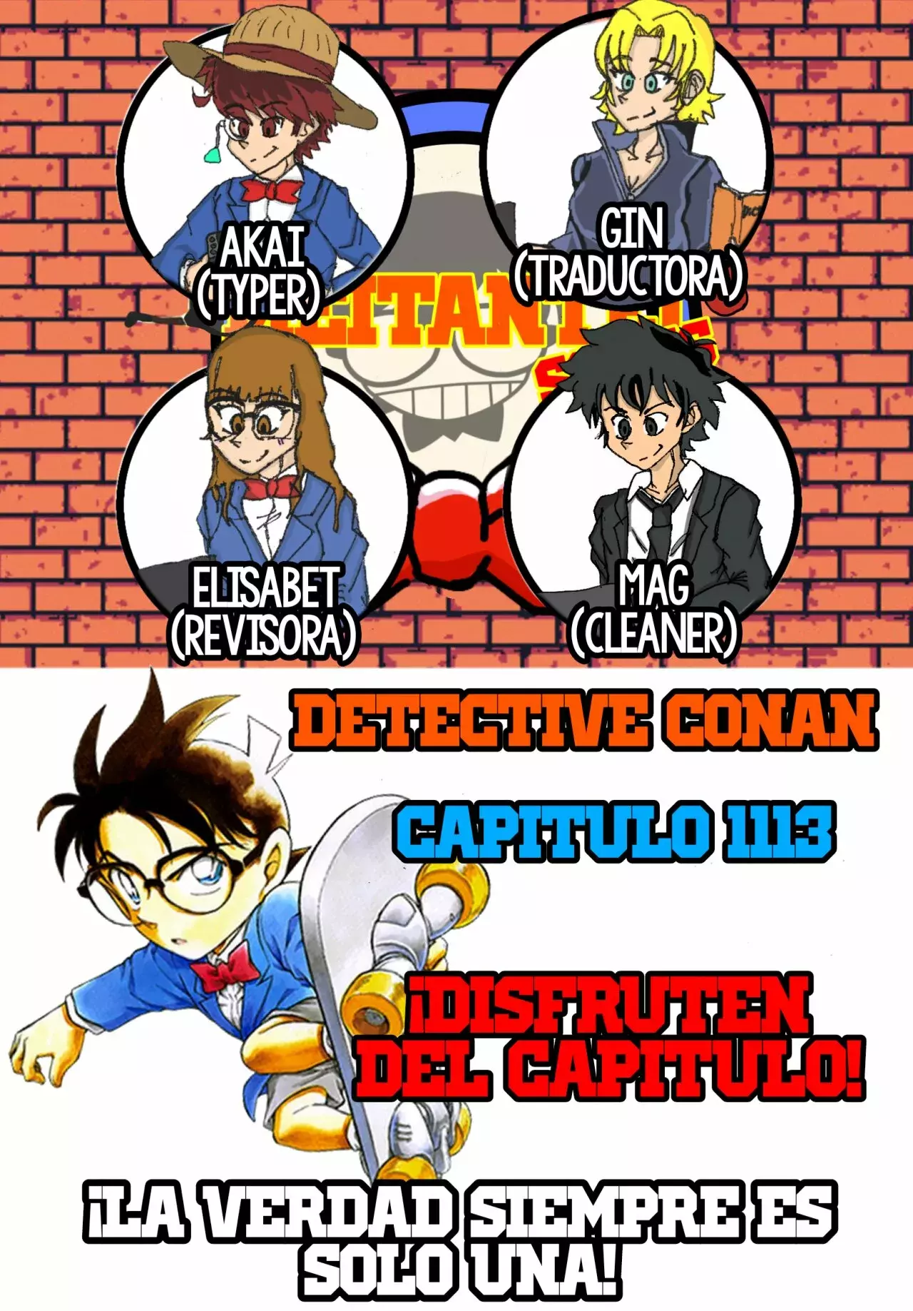 Detective Conan capítulo 1113, página 1