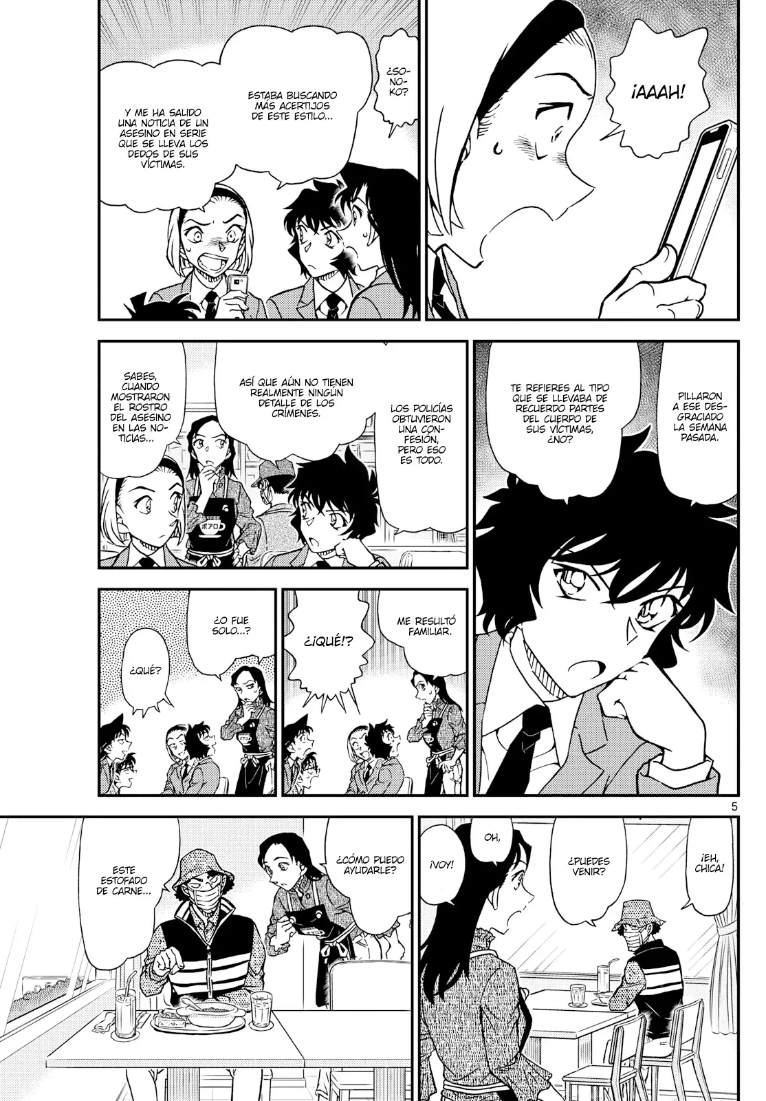 Detective Conan capítulo 1126, página 5