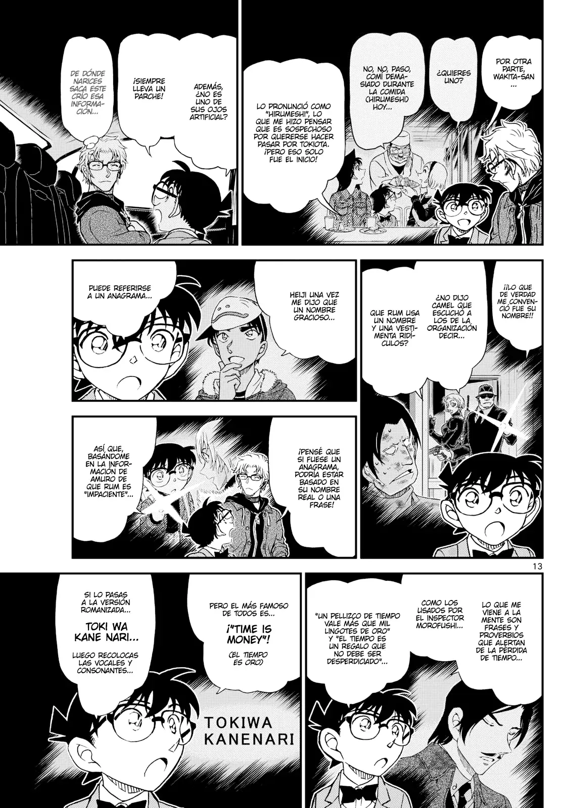 Detective Conan capítulo 1150, página 13