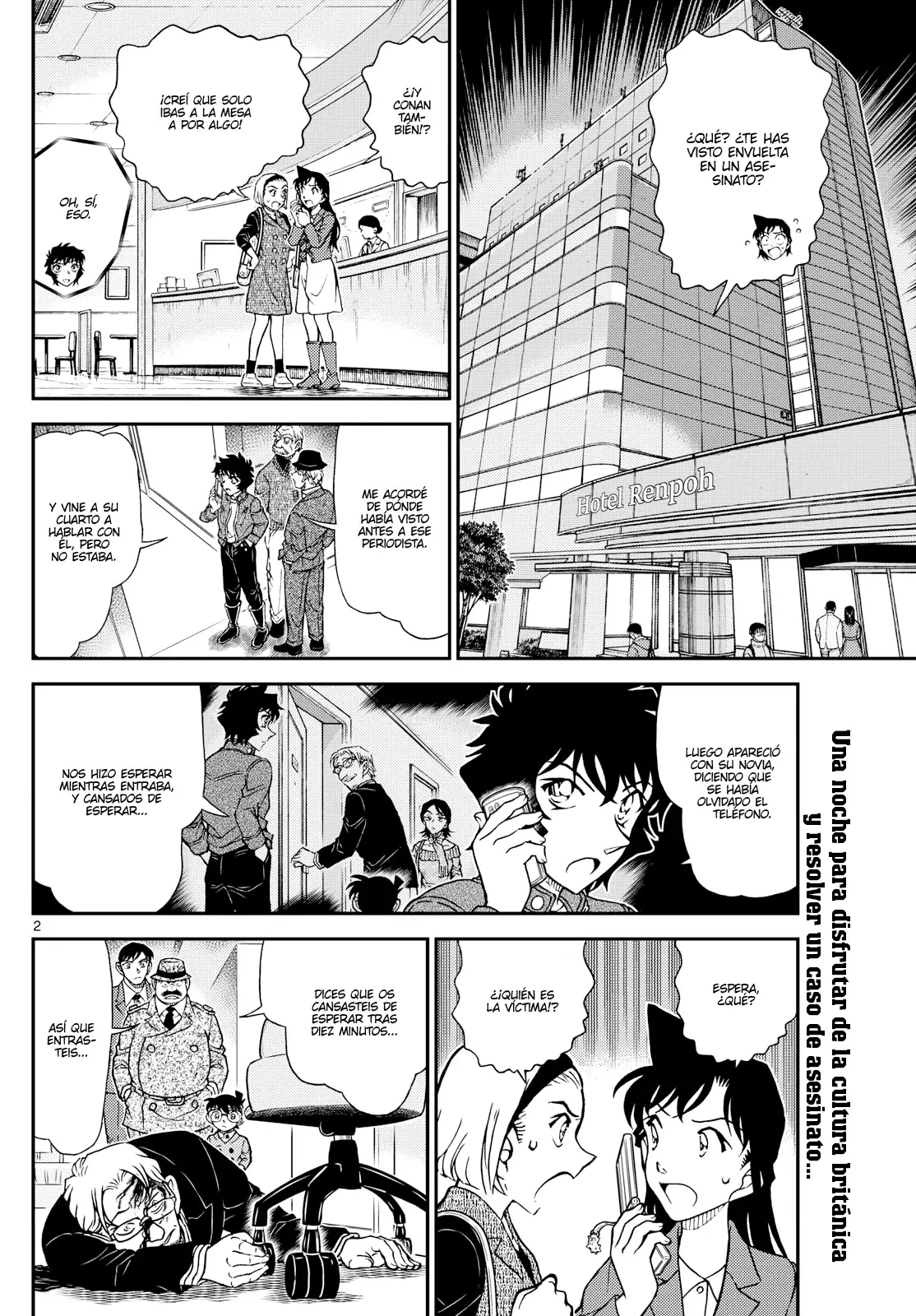 Detective Conan capítulo 1152, página 2