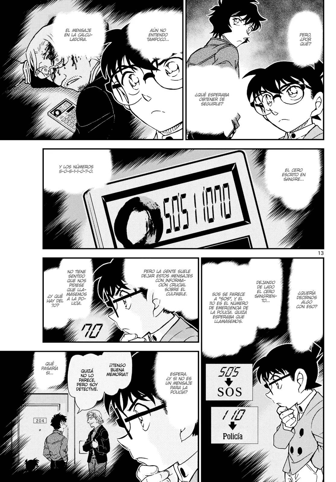 Detective Conan capítulo 1152, página 13