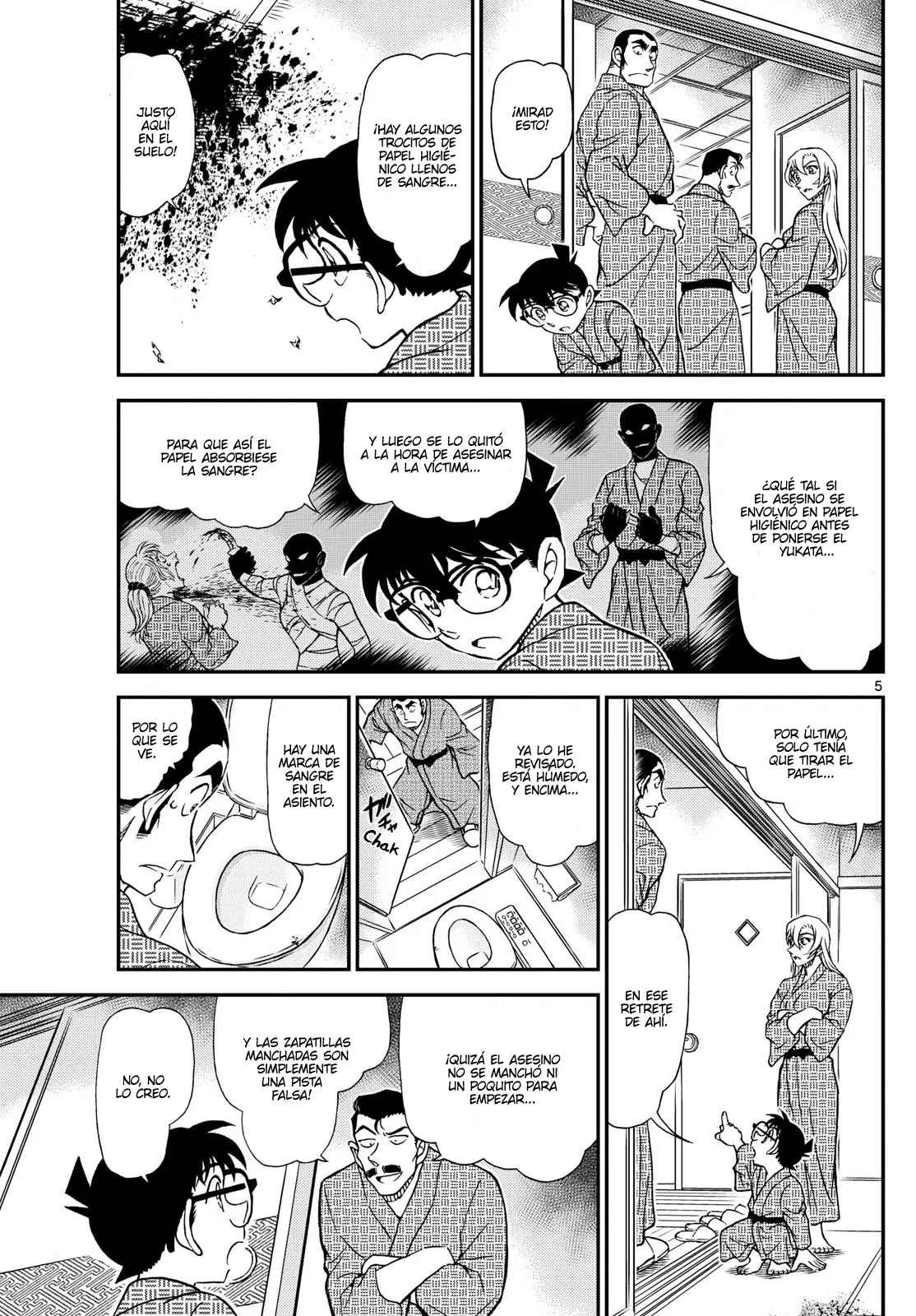 Detective Conan capítulo 1155, página 5