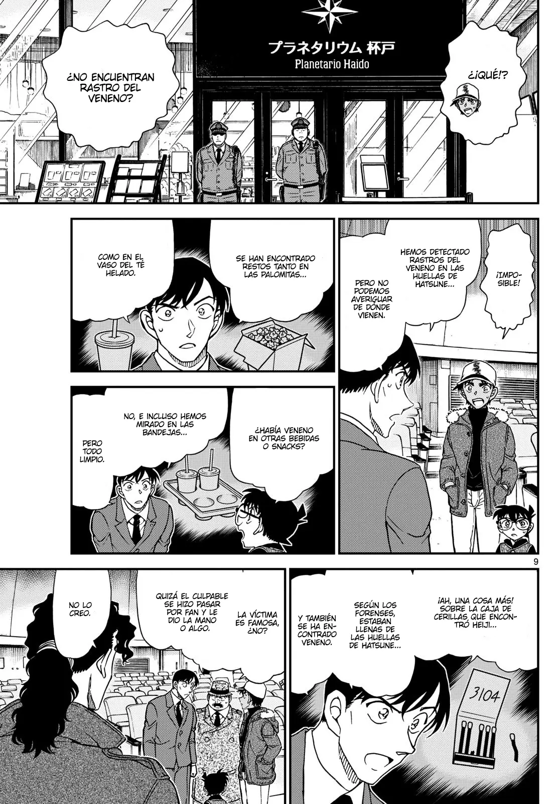 Detective Conan capítulo 1158, página 9