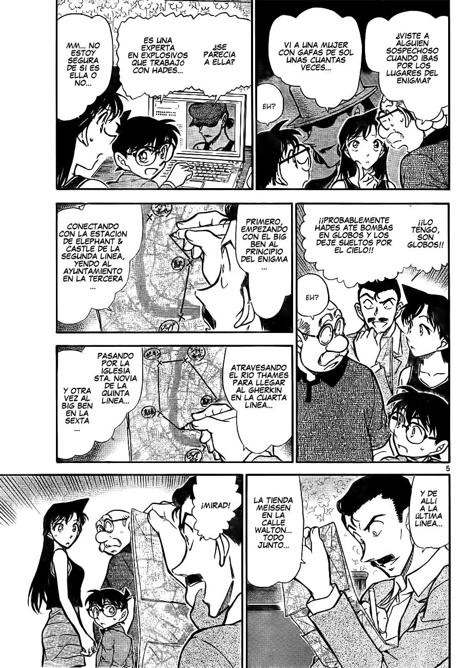 Detective Conan capítulo 748, página 5