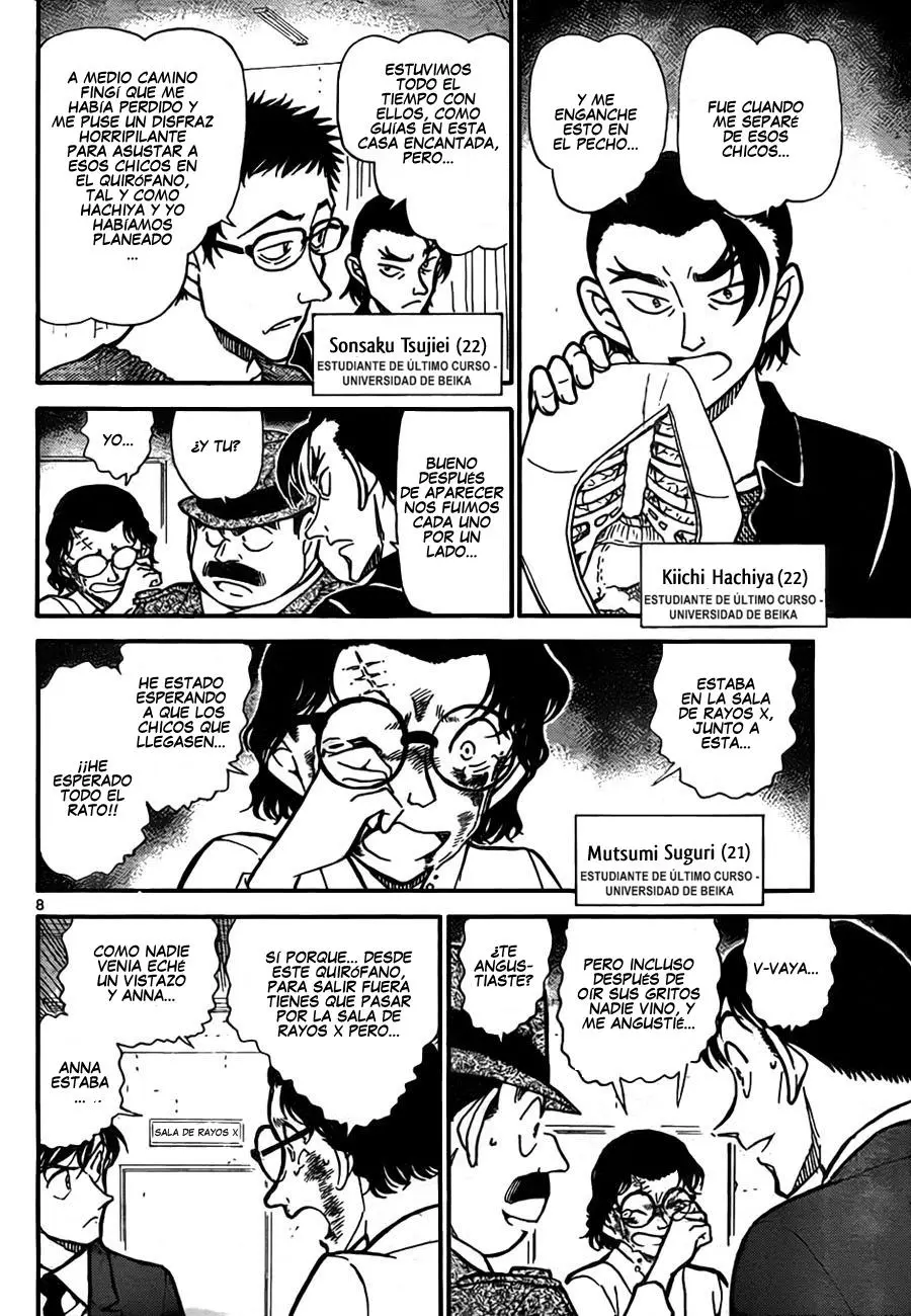 Detective Conan capítulo 757, página 8