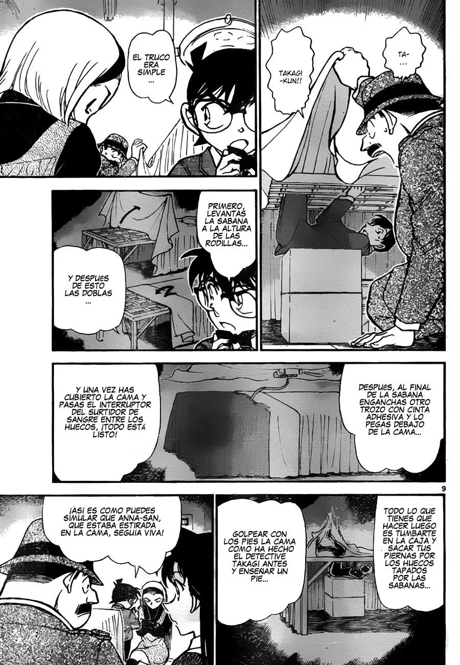 Detective Conan capítulo 758, página 9