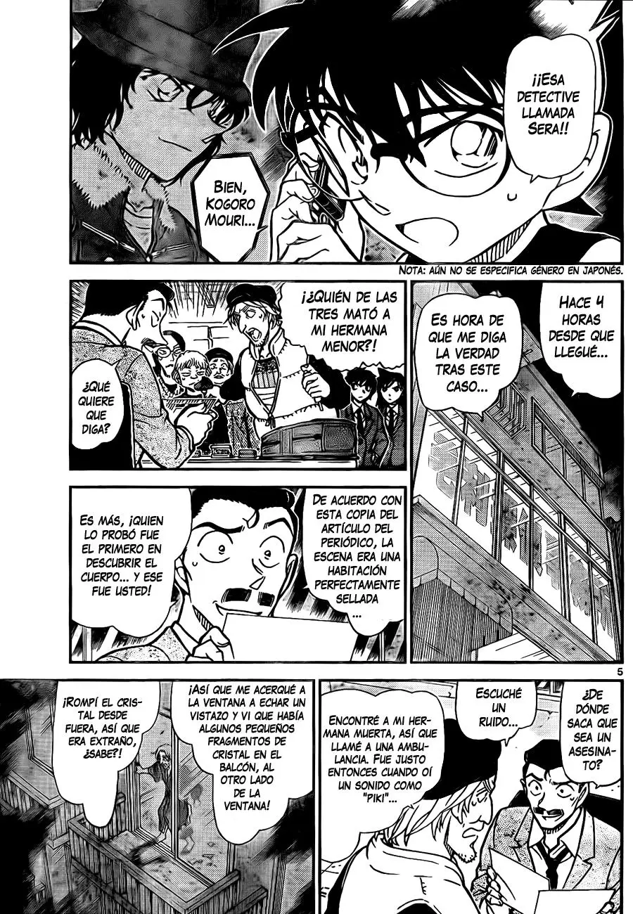 Detective Conan capítulo 772, página 5