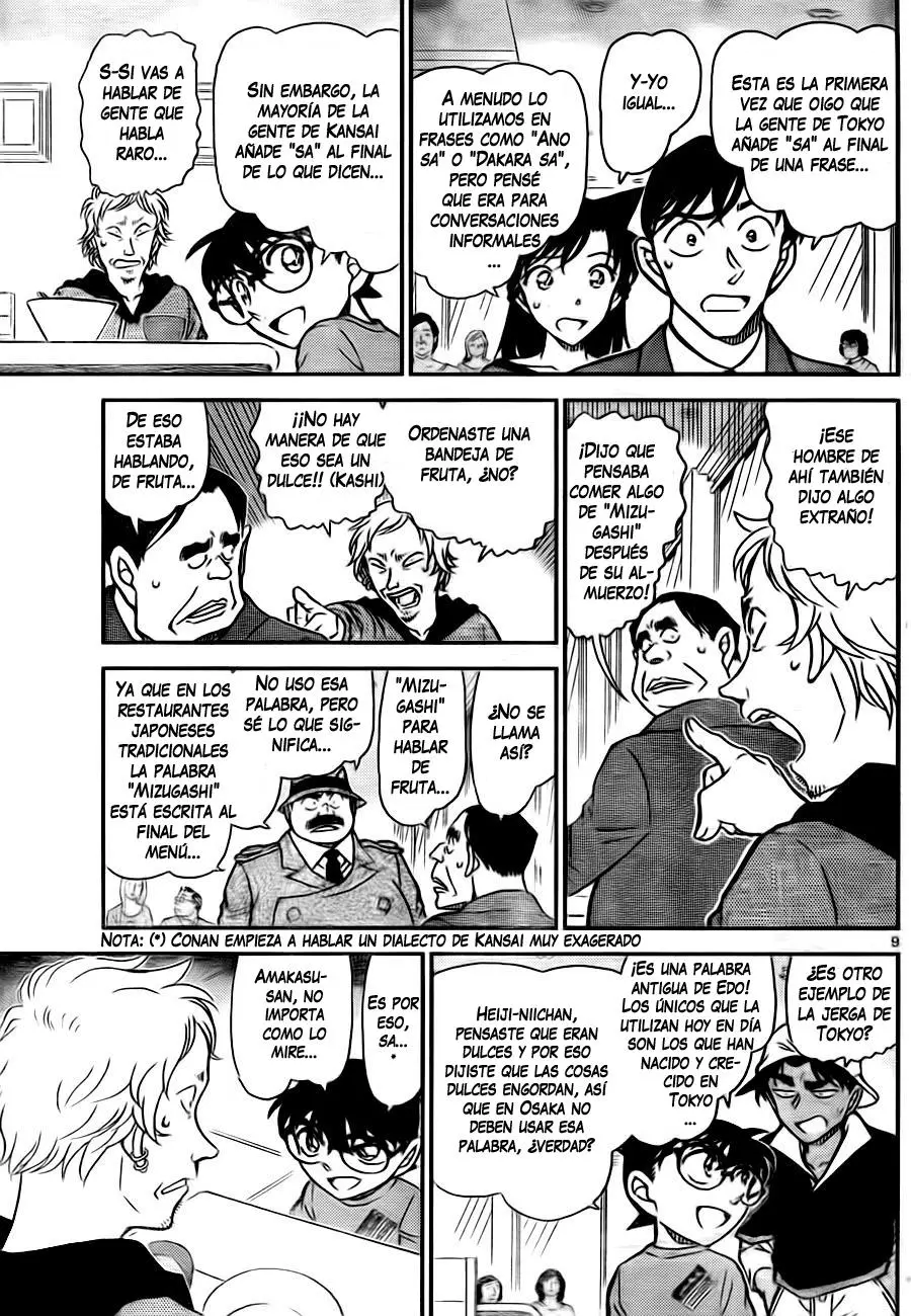 Detective Conan capítulo 780, página 9