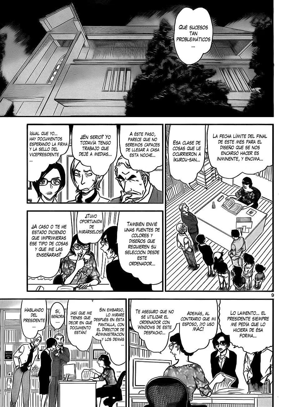 Detective Conan capítulo 782, página 9