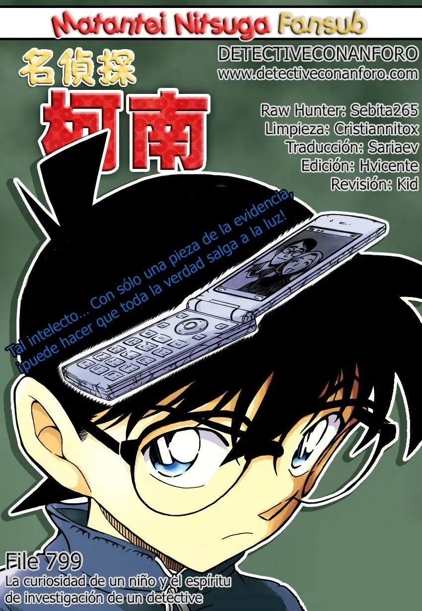 Detective Conan capítulo 799, página 1