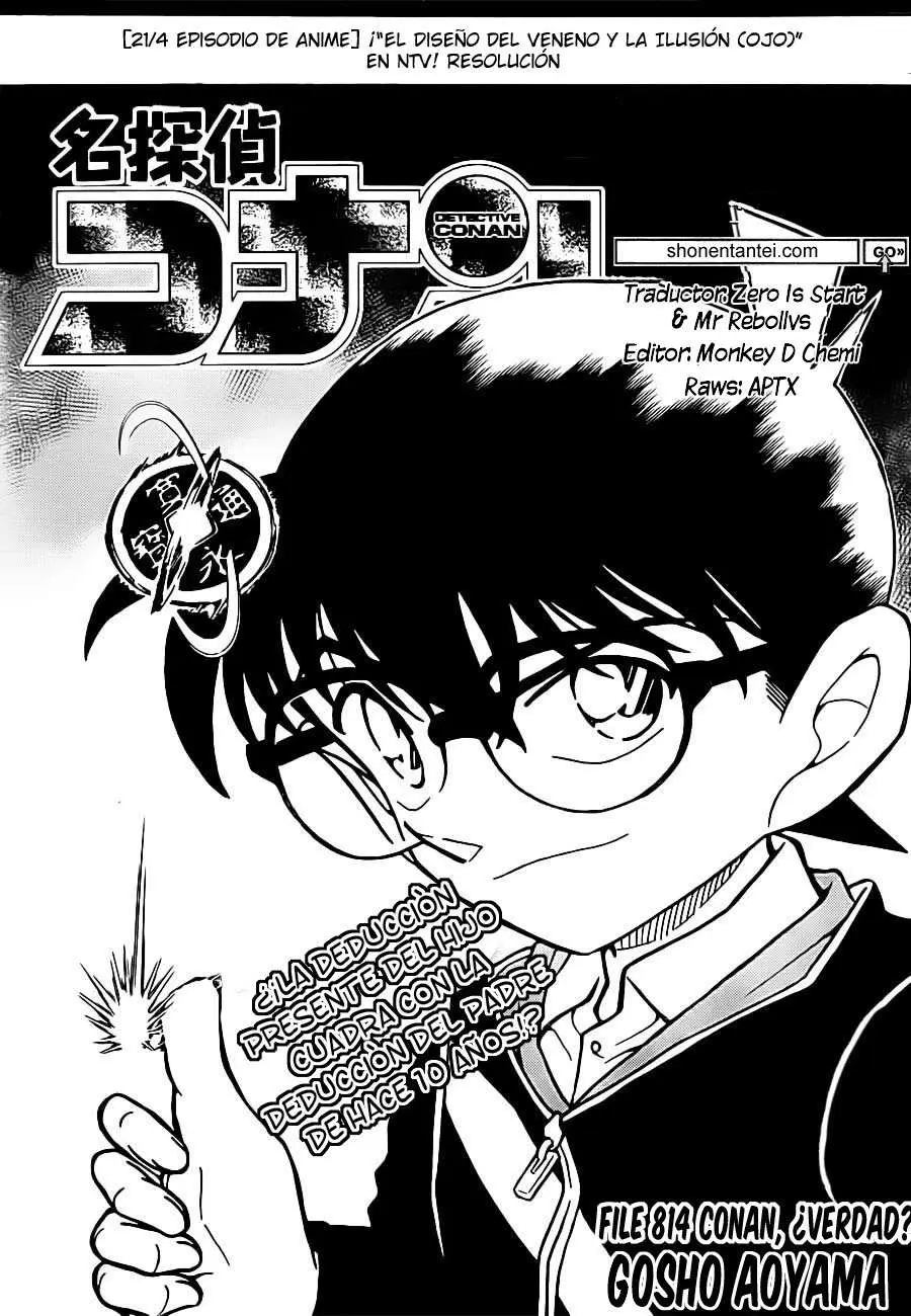Detective Conan capítulo 814, página 1