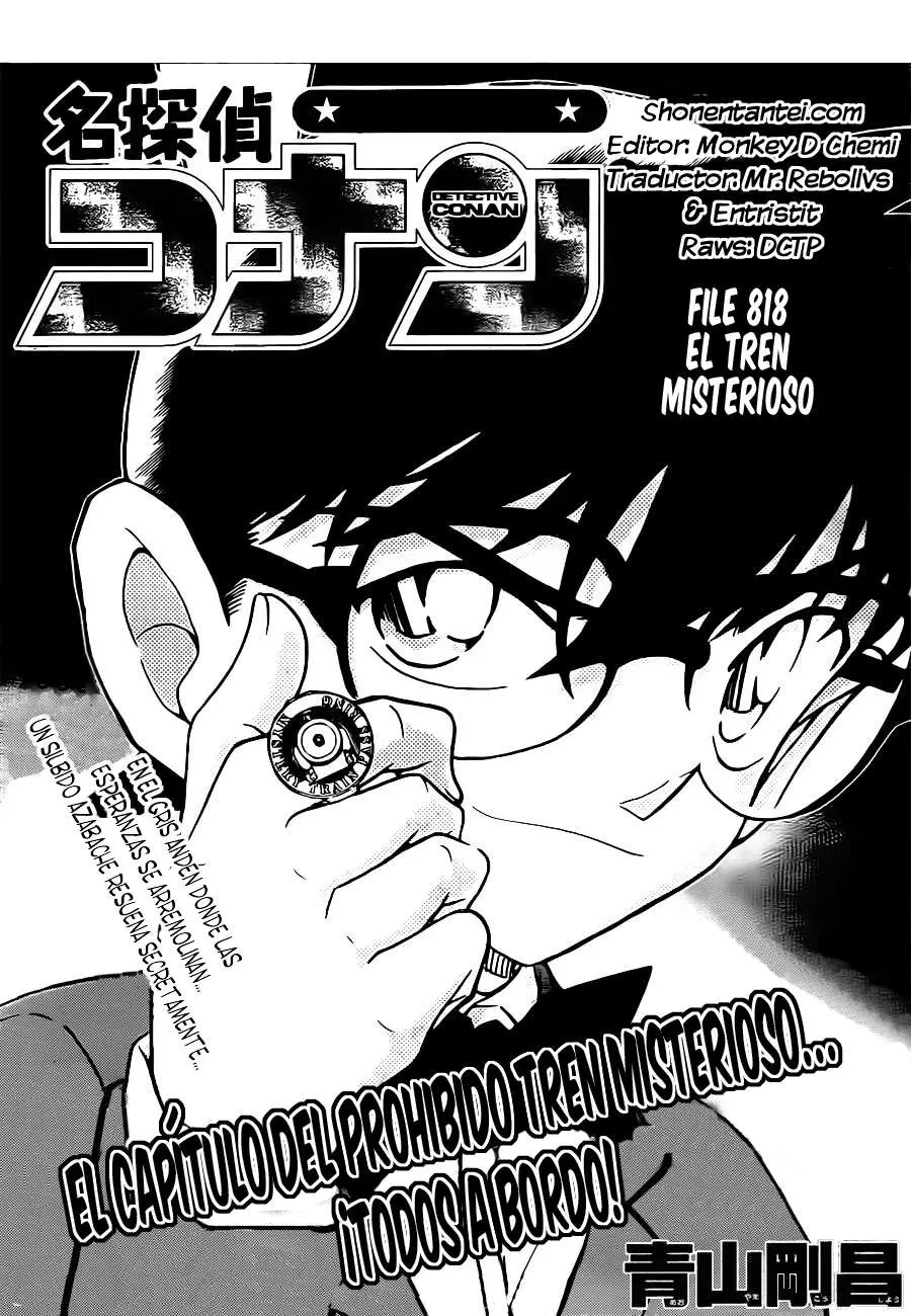 Detective Conan capítulo 818, página 1