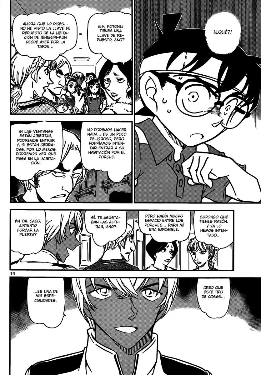 Detective Conan capítulo 825, página 14