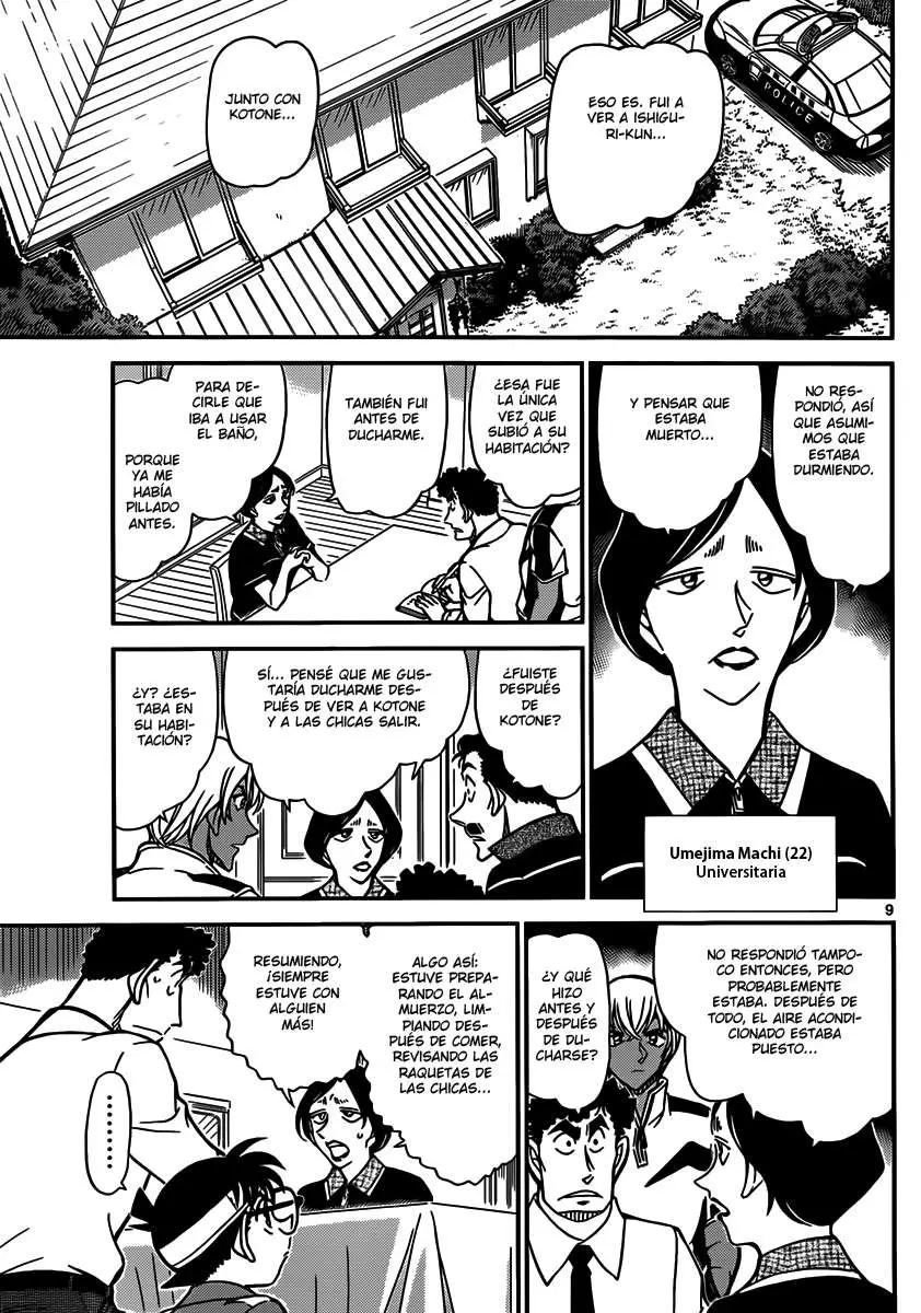 Detective Conan capítulo 826, página 9