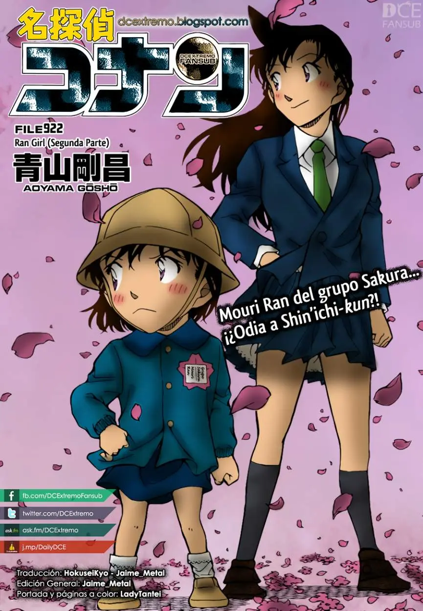 Detective Conan capítulo 922, página 1