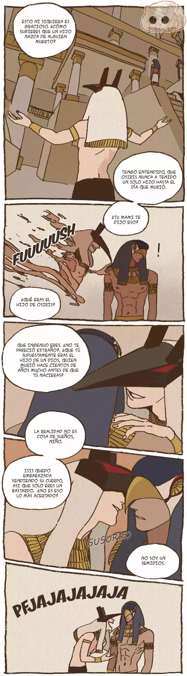 Dioses de Egipto capítulo 6, página 8