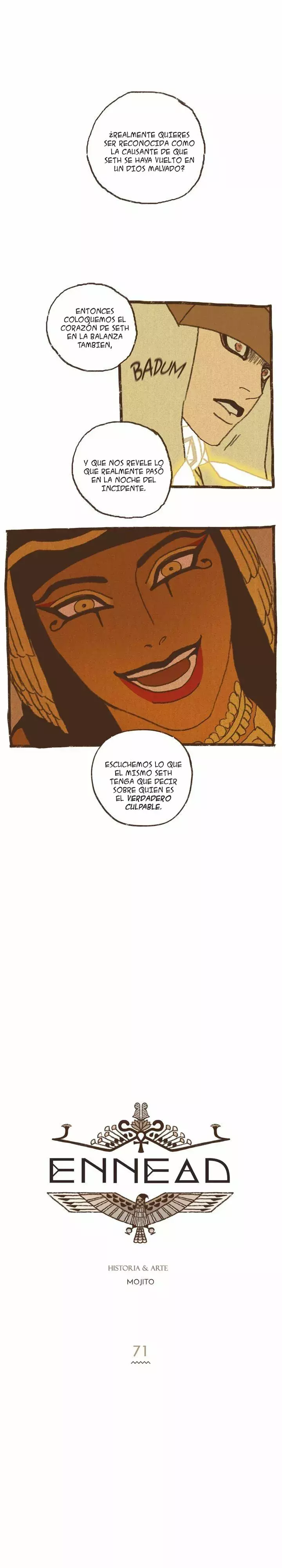 Dioses de Egipto capítulo 71, página 1
