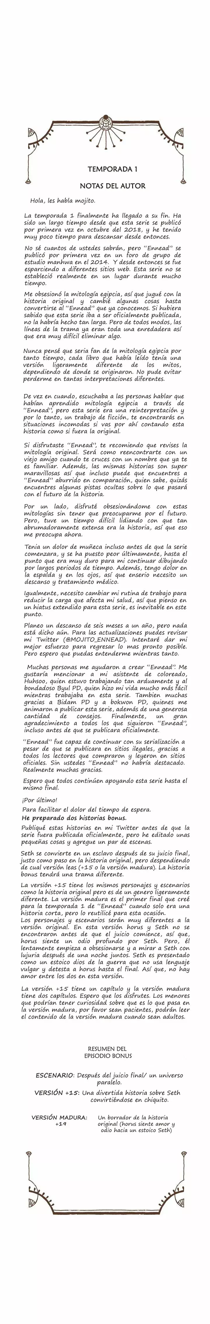 Dioses de Egipto capítulo 74, página 1