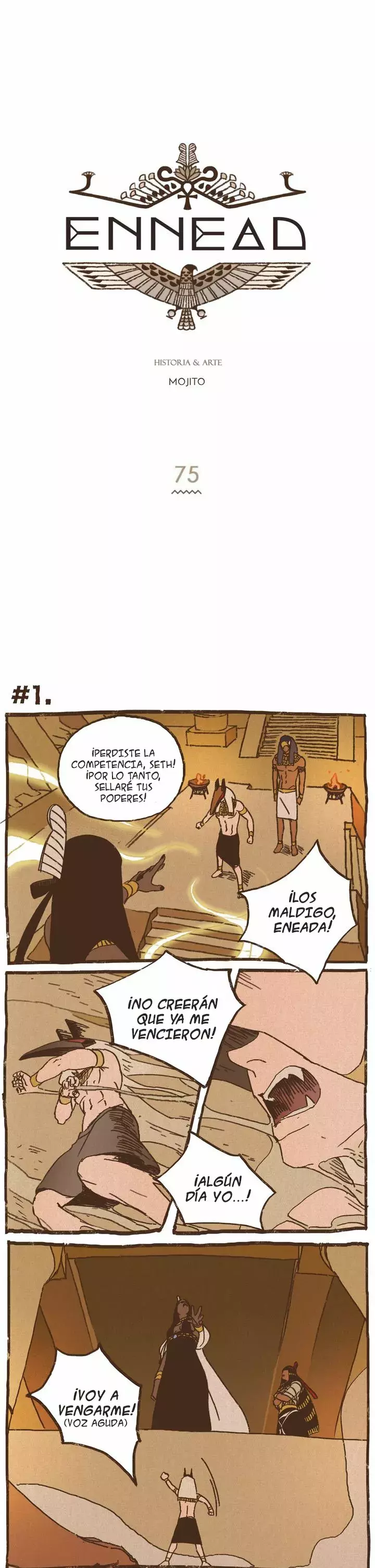 Dioses de Egipto capítulo 75, página 1