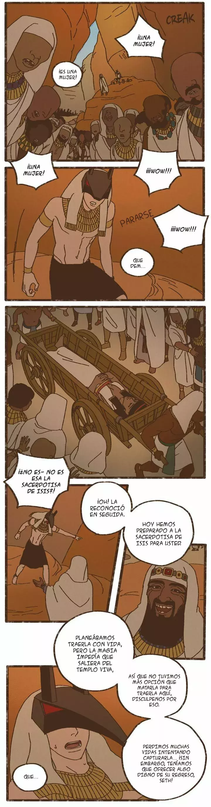 Dioses de Egipto capítulo 90, página 6