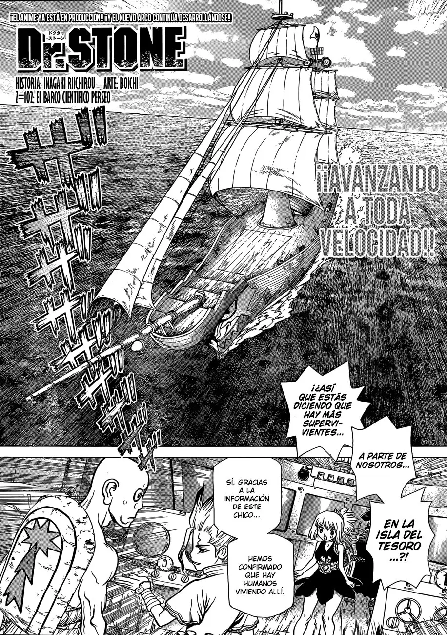 Dr. Stone capítulo 102, página 1