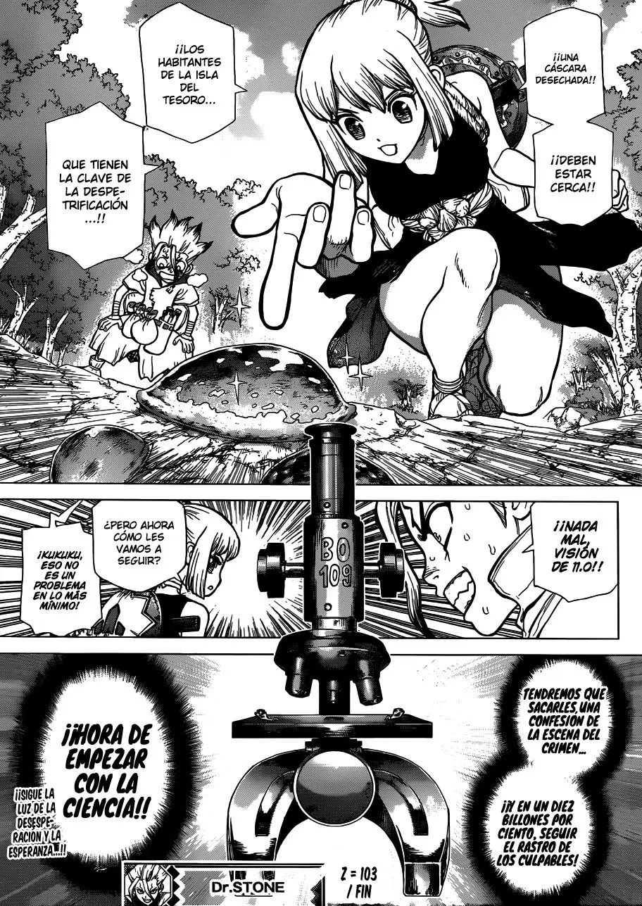 Dr. Stone capítulo 103, página 18