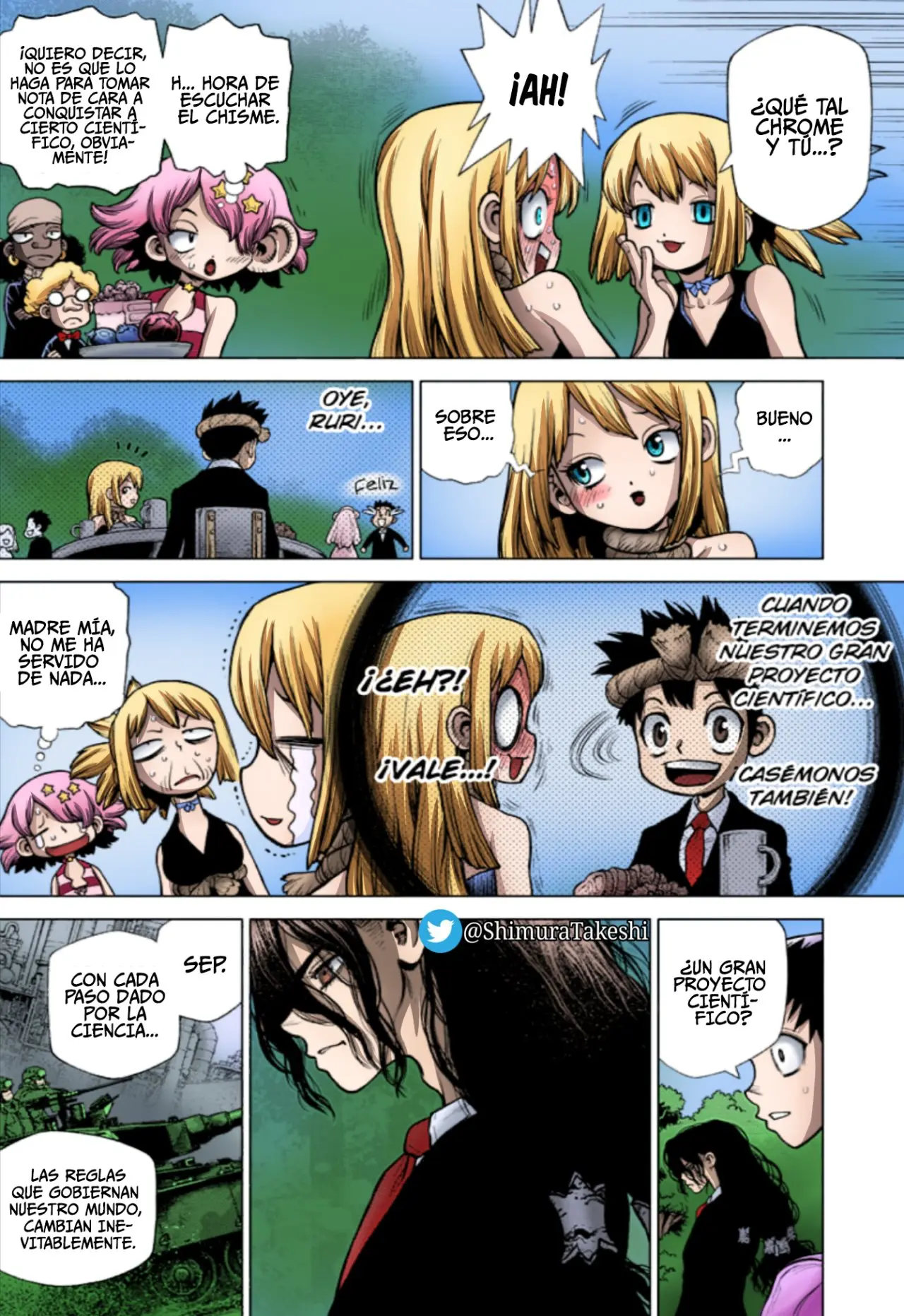 Dr. Stone capítulo 232.1, página 13