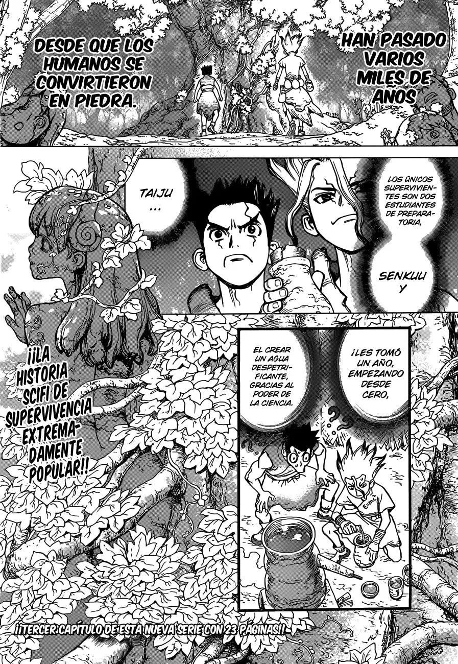 Dr. Stone capítulo 3, página 1