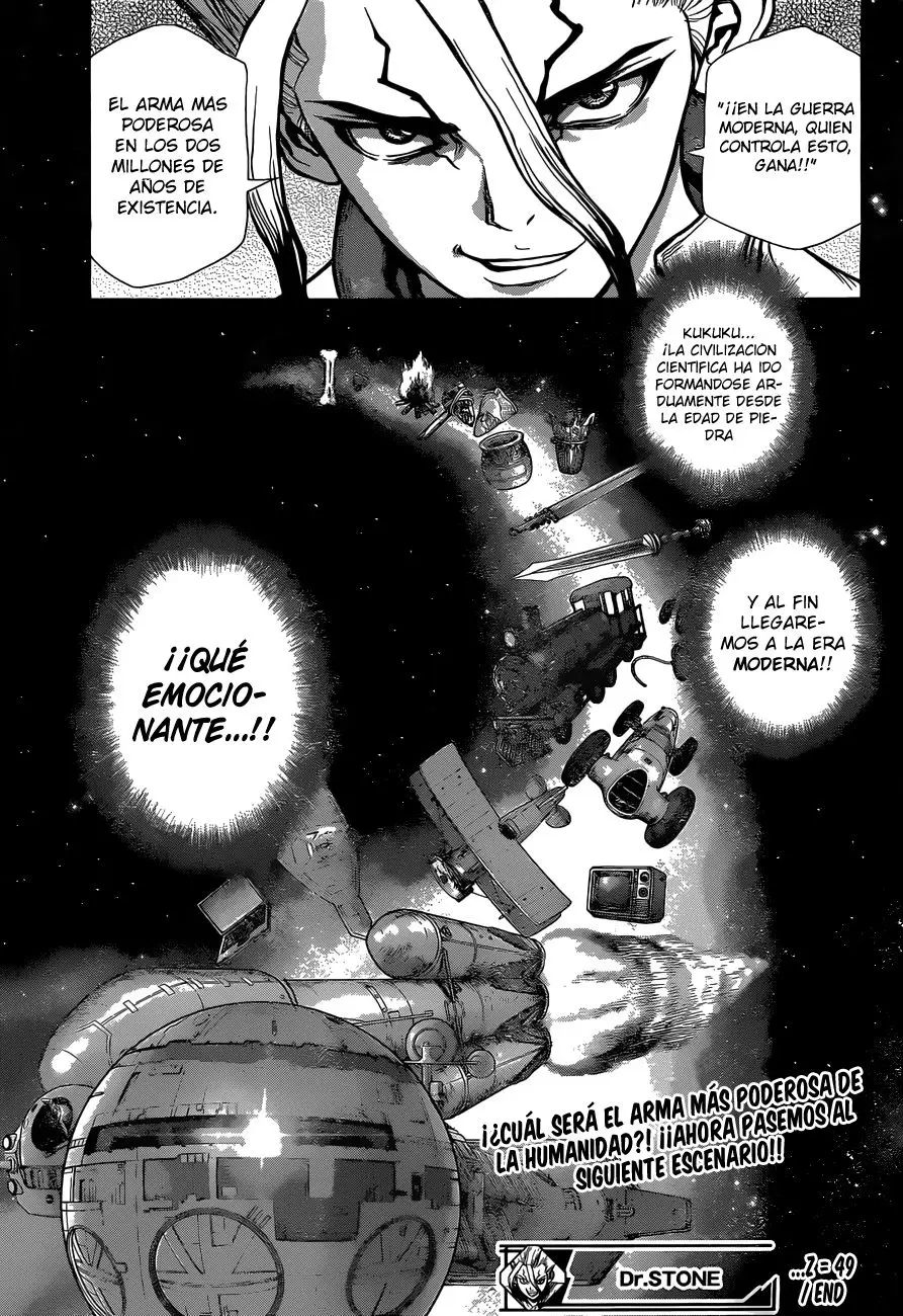 Dr. Stone capítulo 49, página 17