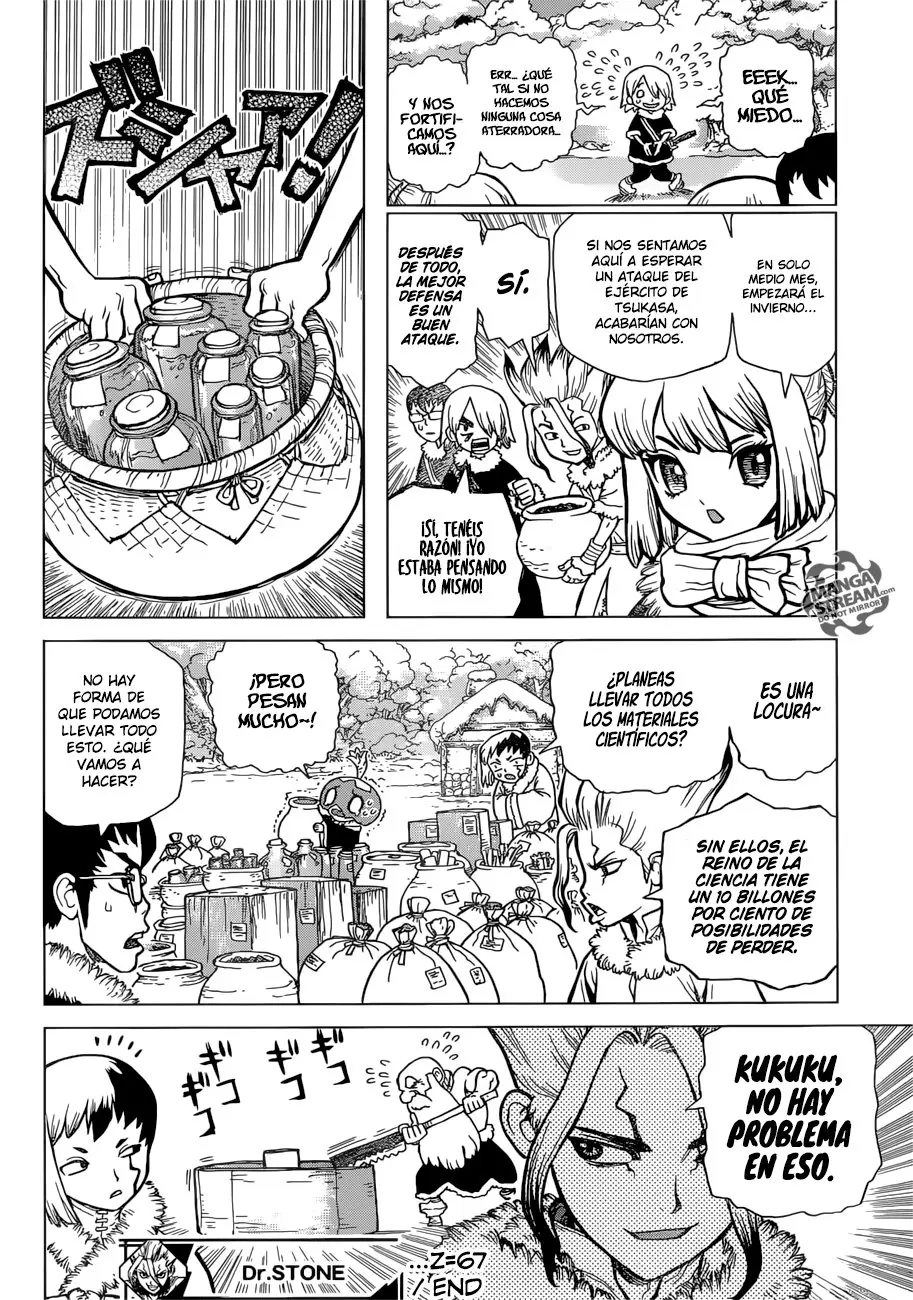 Dr. Stone capítulo 67, página 16