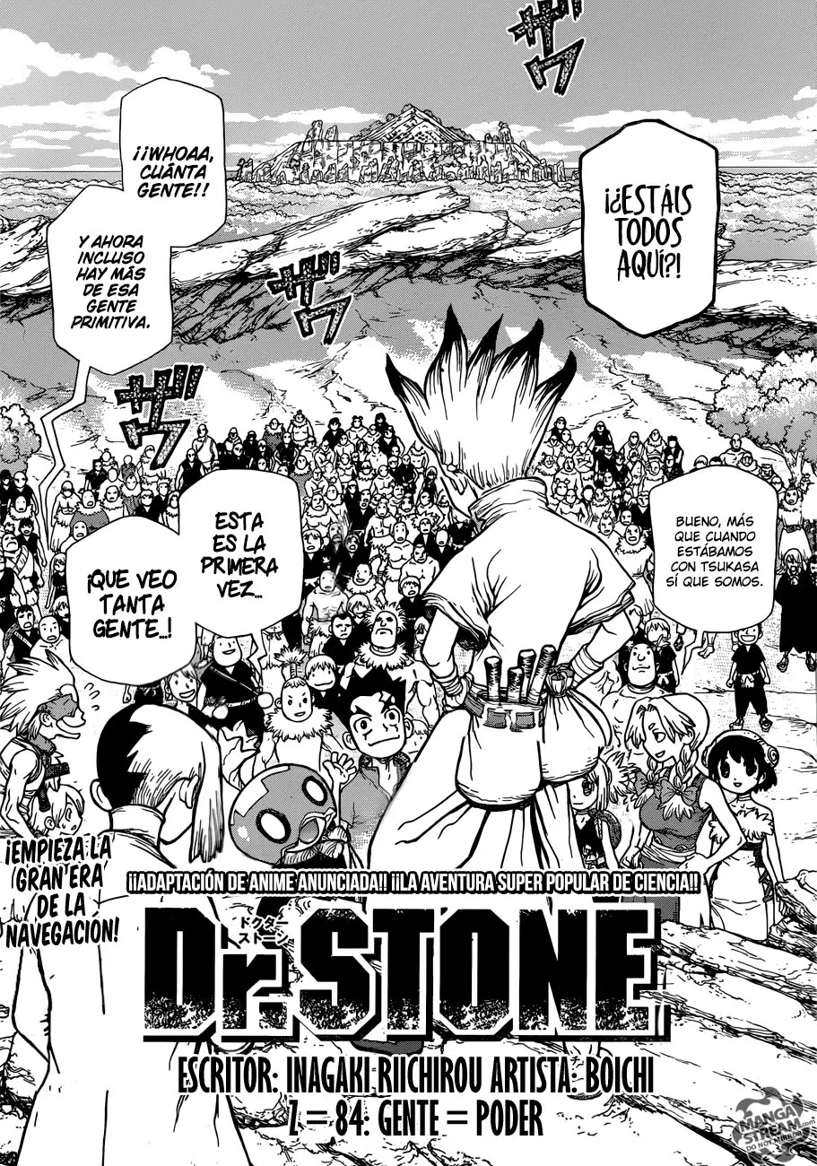 Dr. Stone capítulo 84, página 1