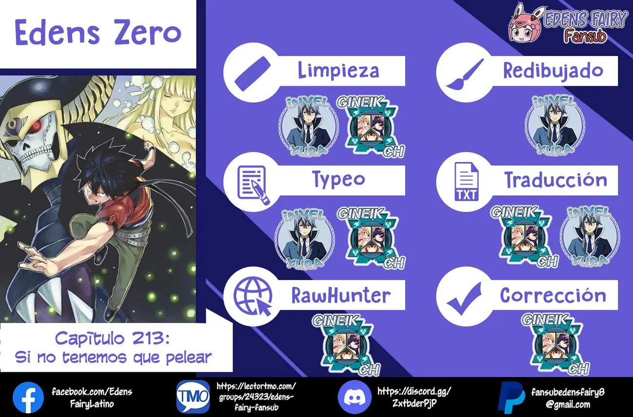 Edens Zero capítulo 213, página 1
