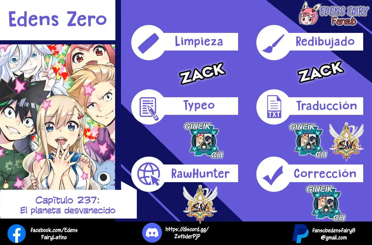 Edens Zero capítulo 237, página 1