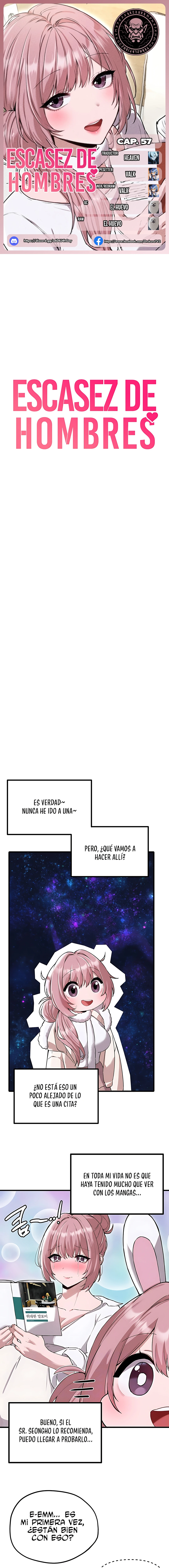 Escases De Hombres capítulo 57, página 1