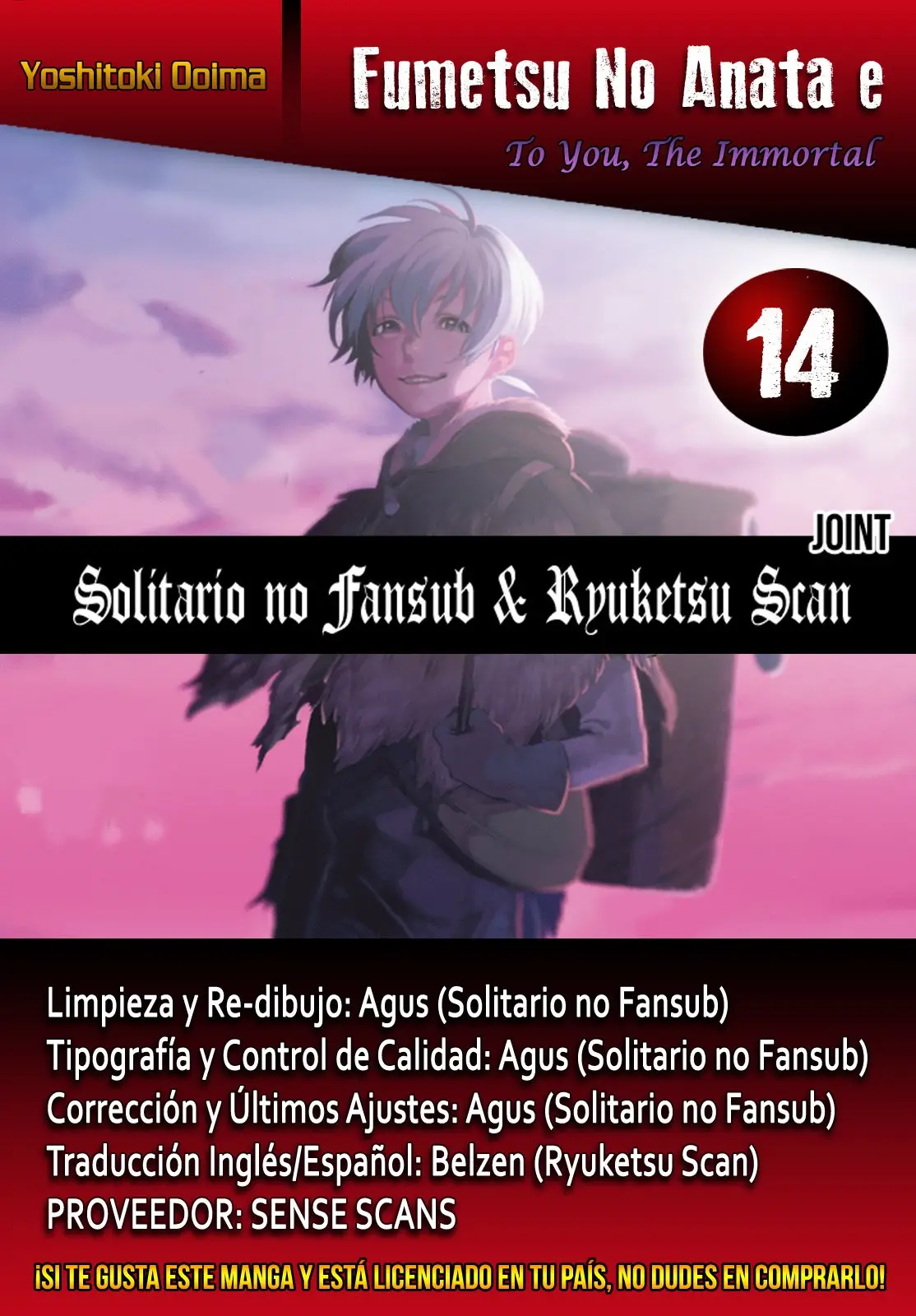 Fumetsu no Anata e capítulo 14, página 1