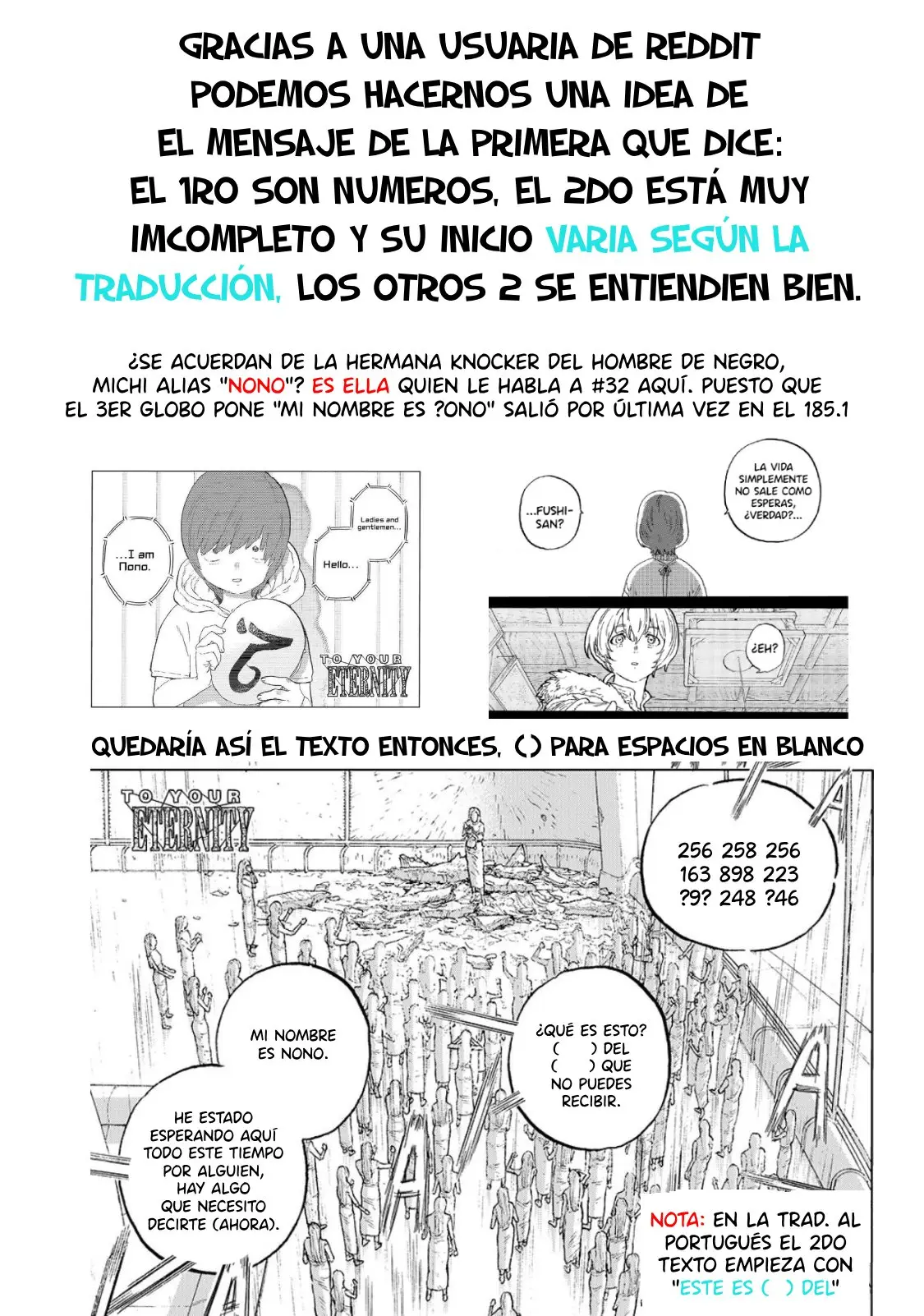 Fumetsu no Anata e capítulo 190.3, página 14